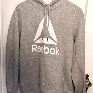 Reebok Gray Hoodie men’s / unisex medium excellent condition